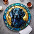 Flat Coated Retriever Glass Suncatcher Worktop Saver